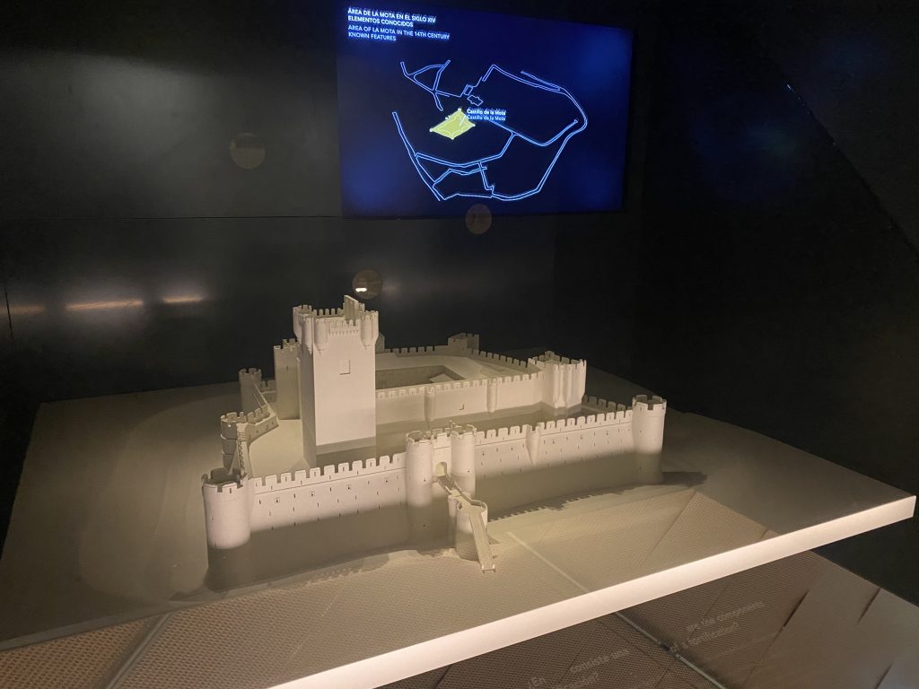 Maqueta del Castillo de la Mota. 